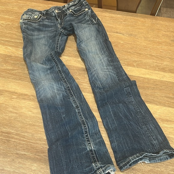 Miss Me sequin boot cut jeans size 28 34 inseam - Picture 15 of 16